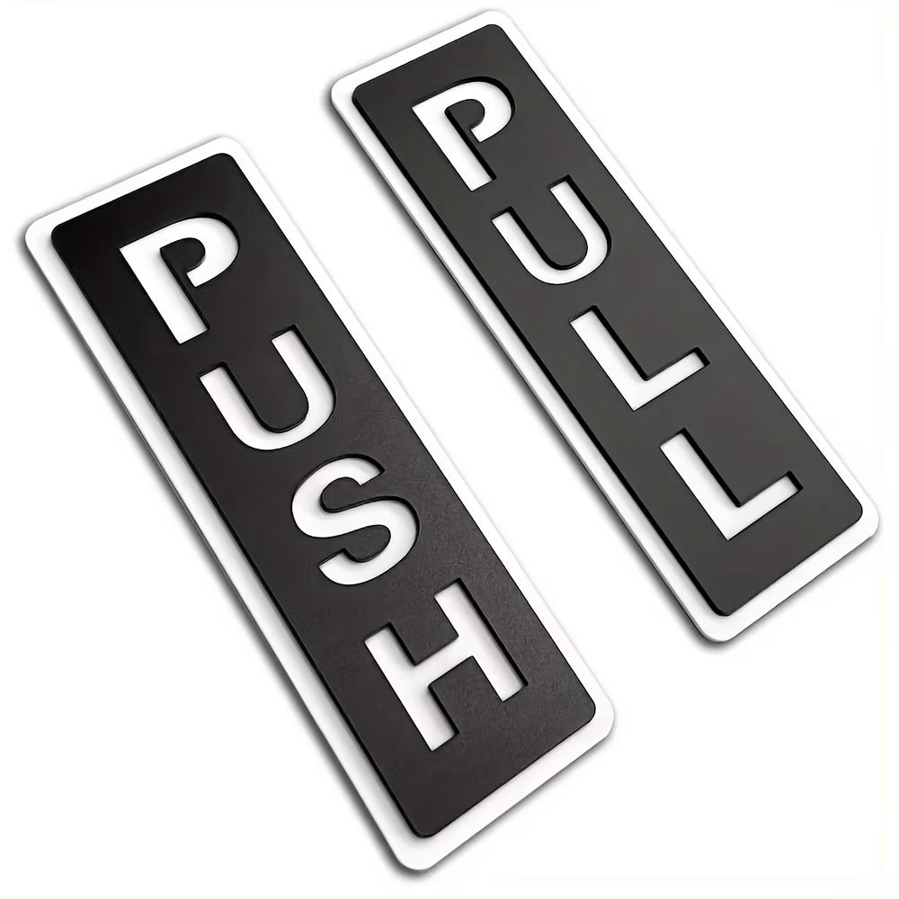 Modern Push Pull Door Sign