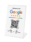 Contactless Google Review Stand – NFC & QR Code Feedback
