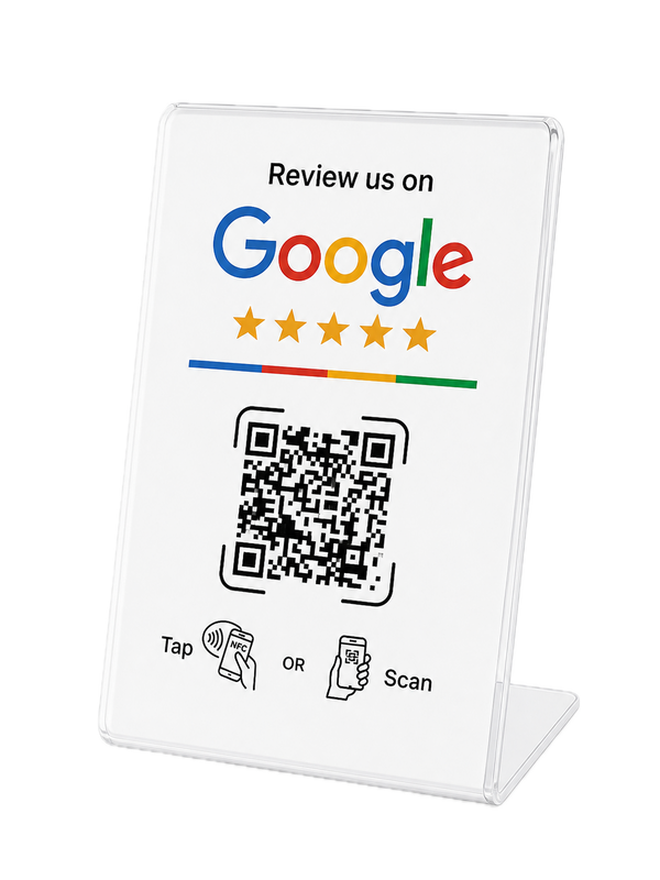 Google Review Stand